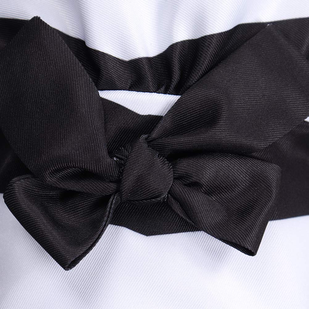 Barbie 2023 Pet Dog Classic Black And White Stripes Dress Cosplay Costume Halloween Carnival Suit