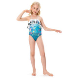 Kids Children Encanto Mirabel Swimsuit Cosplay Costume Jumpsuit Swimwear Outfits Halloween Carnival Suit cossky®