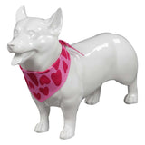 Barbie Pet Dog Pink Love Print Scarf Cosplay Costume Halloween Carnival Suit