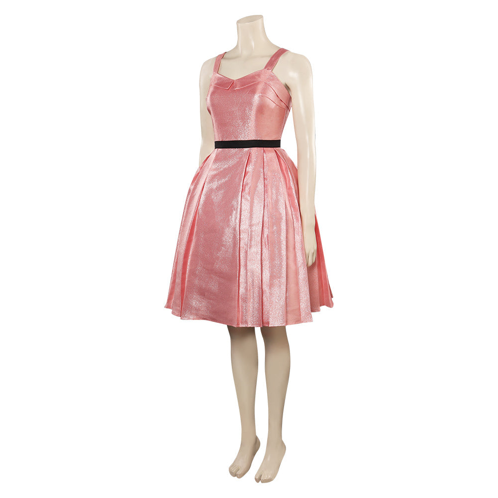 Barbie 2023 Sasha Pink Dress Outfits Cosplay Costume Halloween Carnival Suit