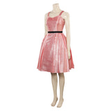 Barbie 2023 Sasha Pink Dress Outfits Cosplay Costume Halloween Carnival Suit