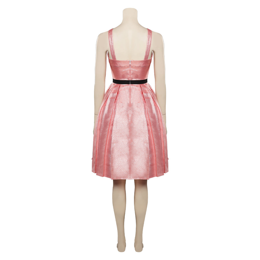 Barbie 2023 Sasha Pink Dress Outfits Cosplay Costume Halloween Carnival Suit