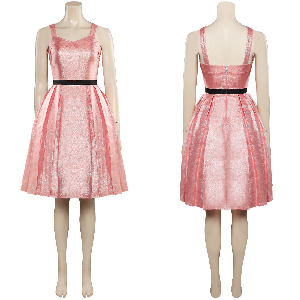 Barbie 2023 Sasha Pink Dress Outfits Cosplay Costume Halloween Carnival Suit