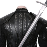 Movie The Witcher Cavill Geralt of Rivia Outfit Cosplay Costume Halloween Carnival Suit