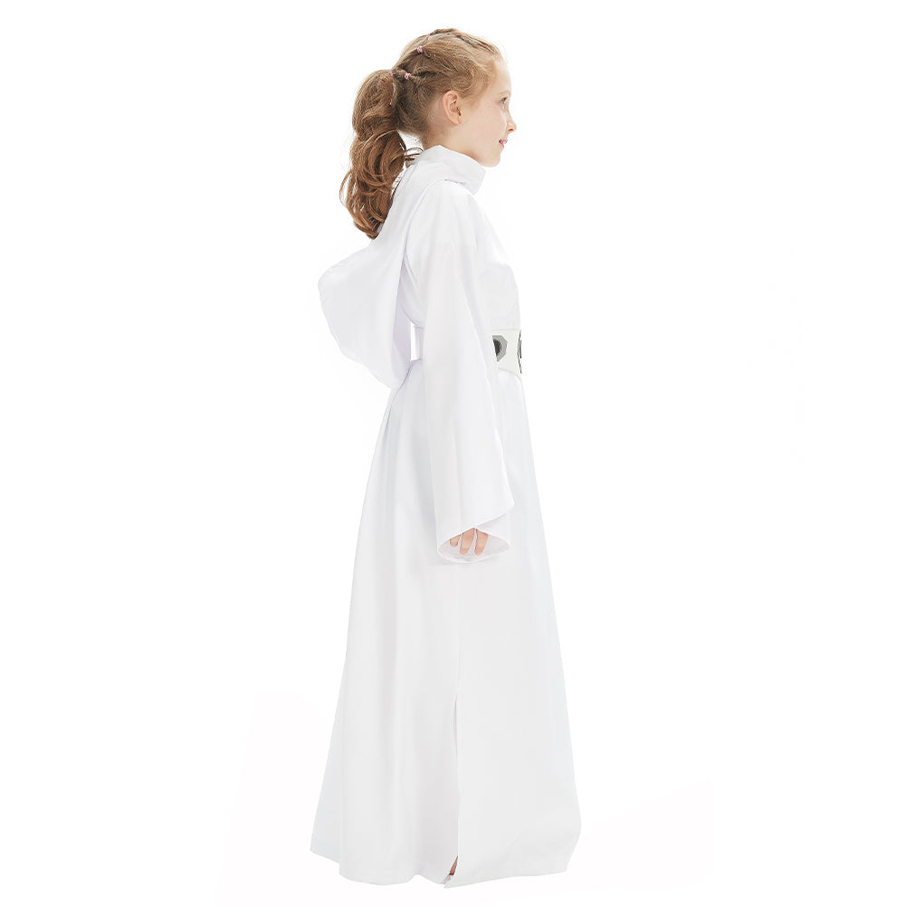 Kids Leia Princess Cosplay Costume Halloween Carnival Suit