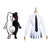 Anime Danganronpa Women Uniform Dress Outfit Monokuma Halloween Carnival Suit Cosplay Costume