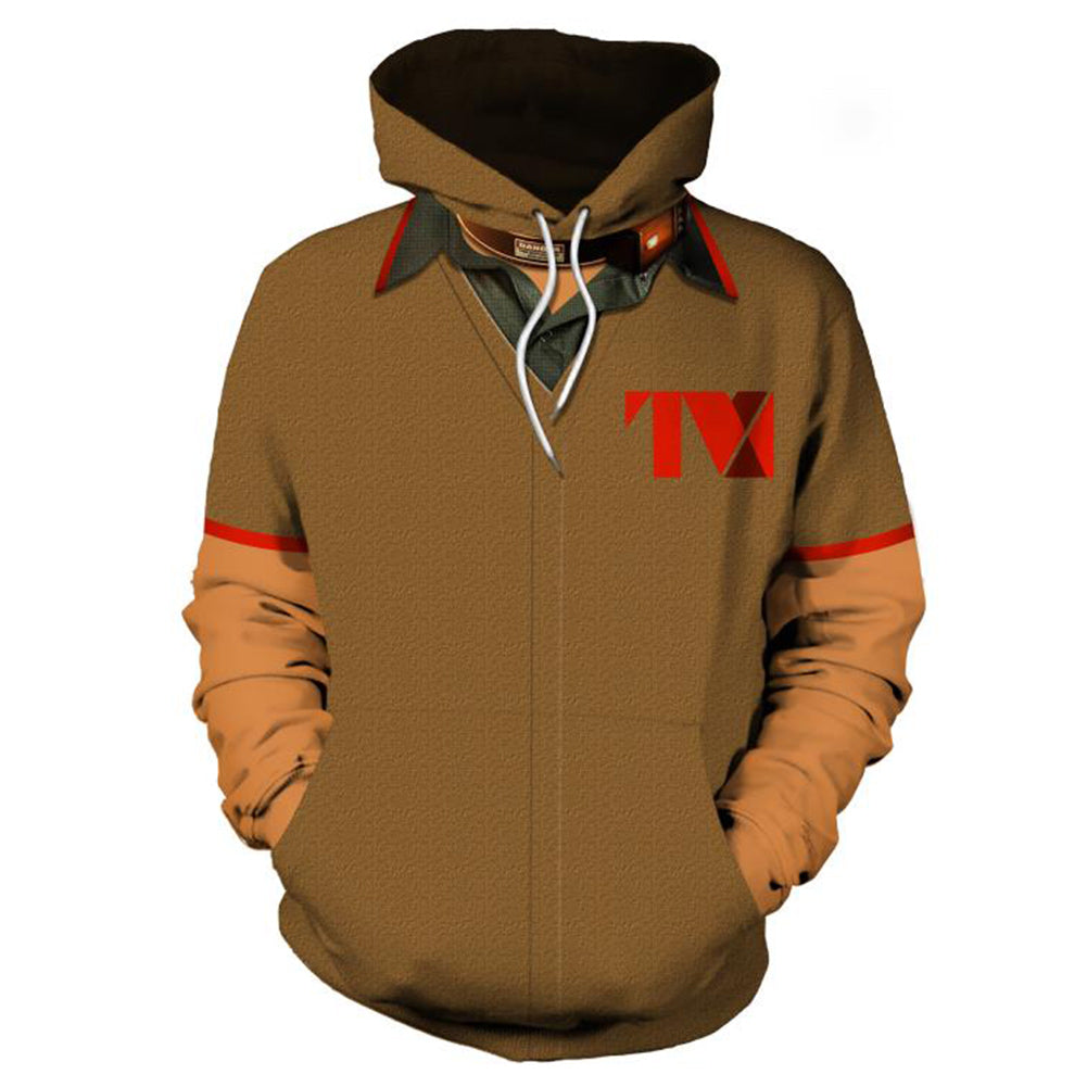 Loki 3D Printed Cosplay Hoodie Adult Sweatshirt Casual Streetwear Pullover