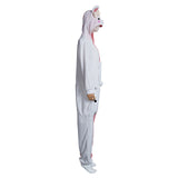 Danganronpa Dangan Ronpa Halloween Carnival Suit Monokuma and Monomi Cosplay Costume Jumpsuit Pajamas Sleepwear