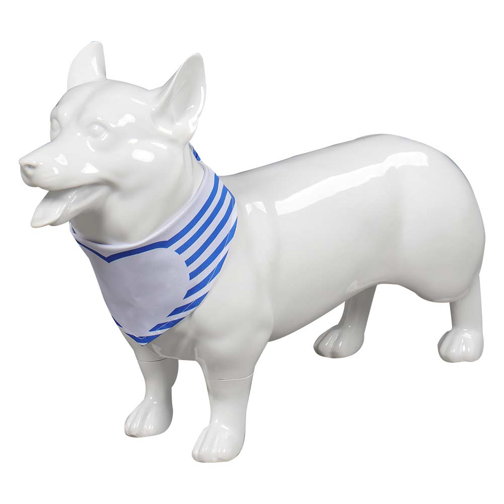 Barbie Dog Pet Stripe Scarf Cosplay Costume Outfits Halloween Carnival Suit