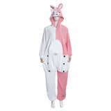 Danganronpa Dangan Ronpa Halloween Carnival Suit Monokuma and Monomi Cosplay Costume Jumpsuit Pajamas Sleepwear