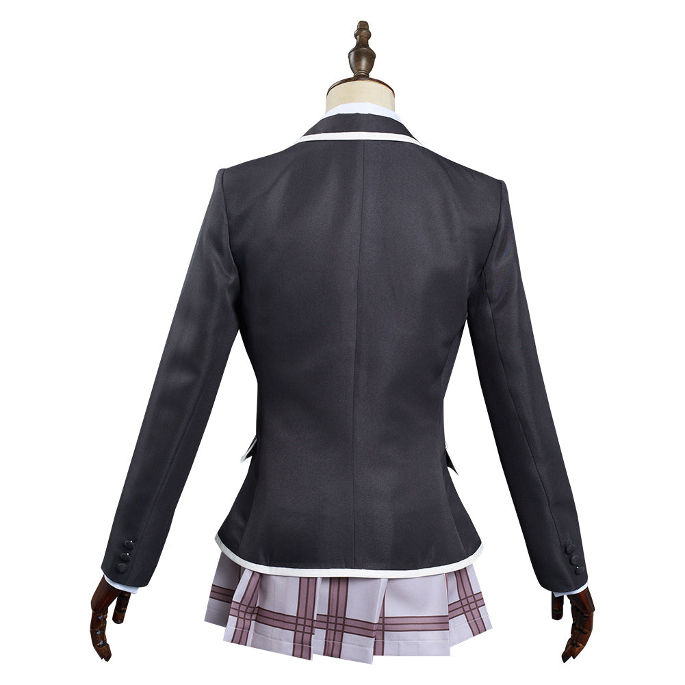 Anime Tenkuu Shinpan/High-Rise Invasion Halloween Carnival Suit Mayuko Nise Cosplay Costume Dress Outfit
