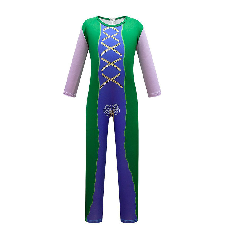 Hocus Pocus Winifred Sanderson Cosplay Costume Jumpsuit Outfits Halloween Carnival Suit