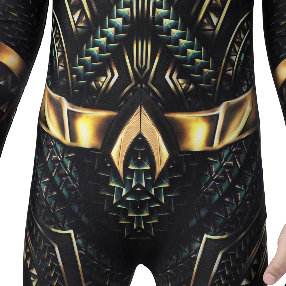Kids Children Aquaman Cosplay Costume Jumpsuit Outfits Halloween Carnival Suit