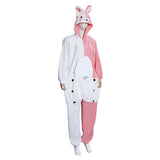 Danganronpa Dangan Ronpa Halloween Carnival Suit Monokuma and Monomi Cosplay Costume Jumpsuit Pajamas Sleepwear