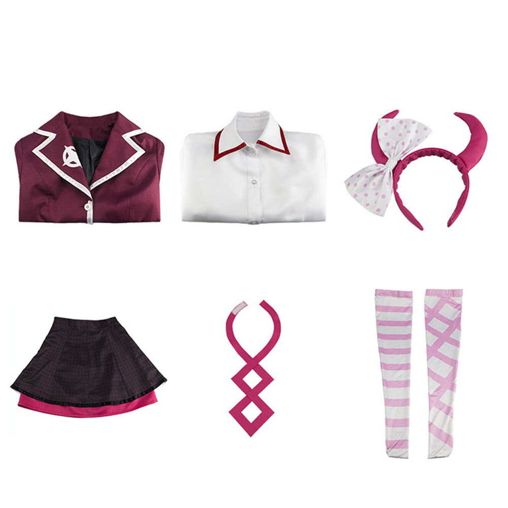 Danganronpa Utsugi Kotoko Shirt Skirt Uniform Outifts Cosplay Costume Halloween Carnival Suit