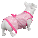Barbie 2023 Pet Dog Pink Print Dress Cosplay Costume Outfits Halloween Carnival Suit