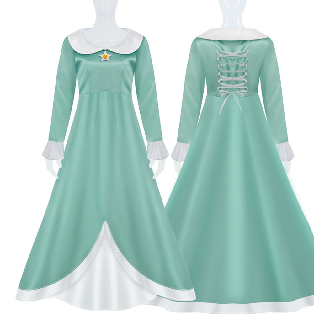Mario Princess Peach Outfits Cosplay Costume Halloween Carnival Suit