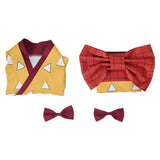 Demon Slayer Agatsuma Zenitsu Kimono Dress Outfits Cosplay Costume Halloween Carnival Suit