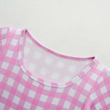 Barbie 2023 Kids Children Girls Cosplay Costume Pink Long Seeve Cape Outfits Halloween Carnival Suit