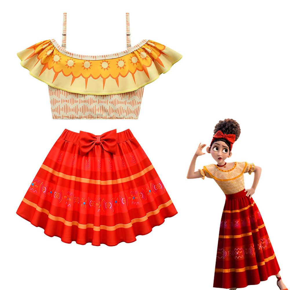 Encanto Dolores Cosplay Costume Kids Children Swimwear Dress Outfits Halloween Carnival Suit