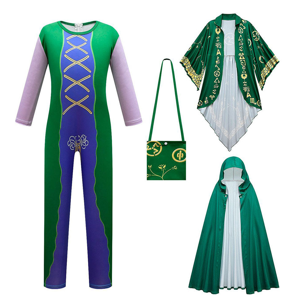 Hocus Pocus Winifred Sanderson Cosplay Costume Jumpsuit Outfits Halloween Carnival Suit