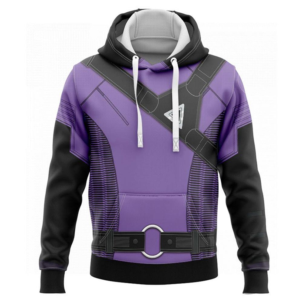 Hawkeye Kate Bishop Cosplay Hoodie 3D Printed Hooded Sweatshirt Men Women Casual Streetwear Pullover