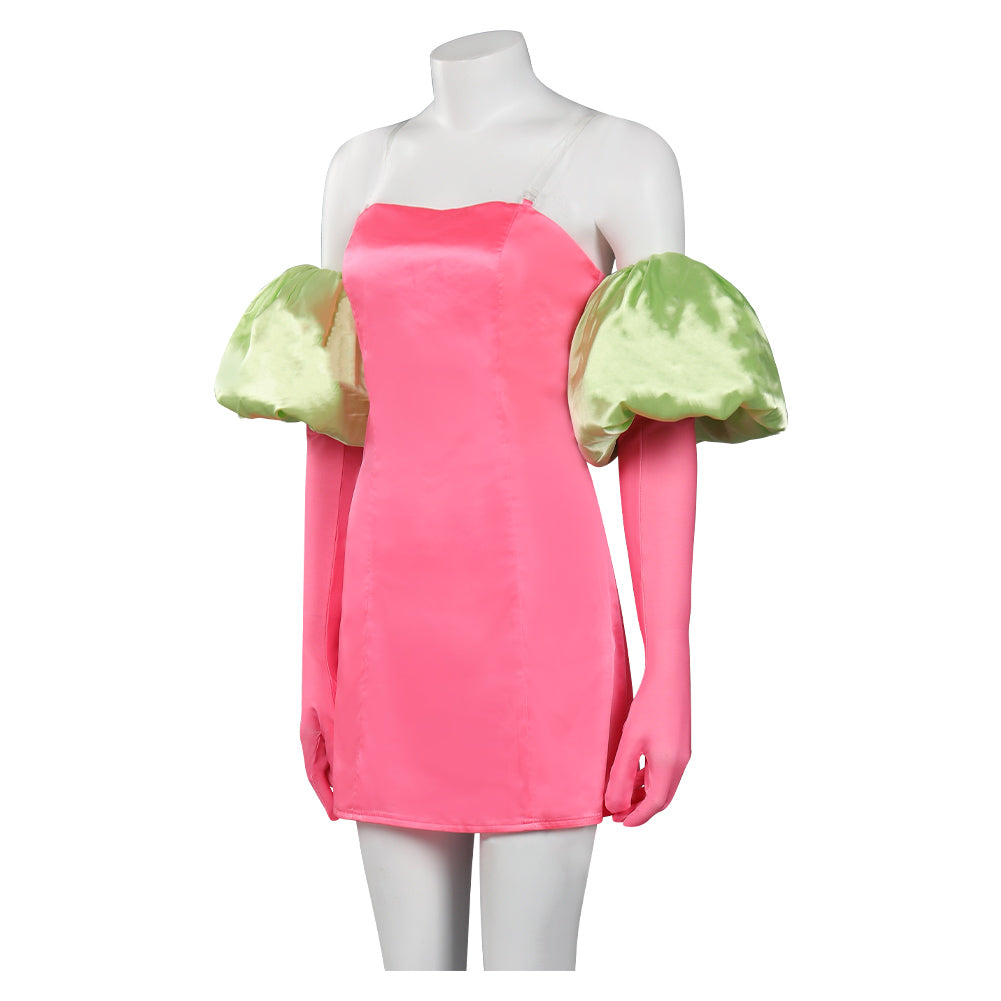 Barbie Cosplay Costume Pink Dress Outfits Halloween Carnival Suit