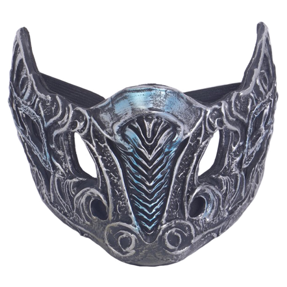 MK3/Mortal Kombat: Devastation Sub-Zero/Kuai Liang Mask Cosplay PVC Half Face Masks Masquerade Halloween Party Costume Props