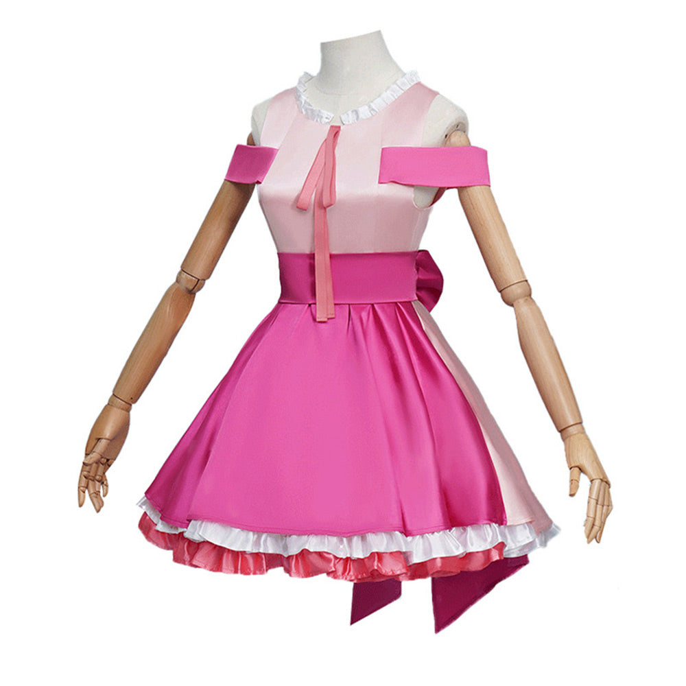 Oshi No Ko My Idol's Child Hoshino Rubii Cosplay Costume Pink Dress Outfits Halloween Carnival Suit