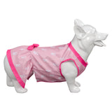 Barbie 2023 Pet Dog Pink Print Dress Cosplay Costume Outfits Halloween Carnival Suit