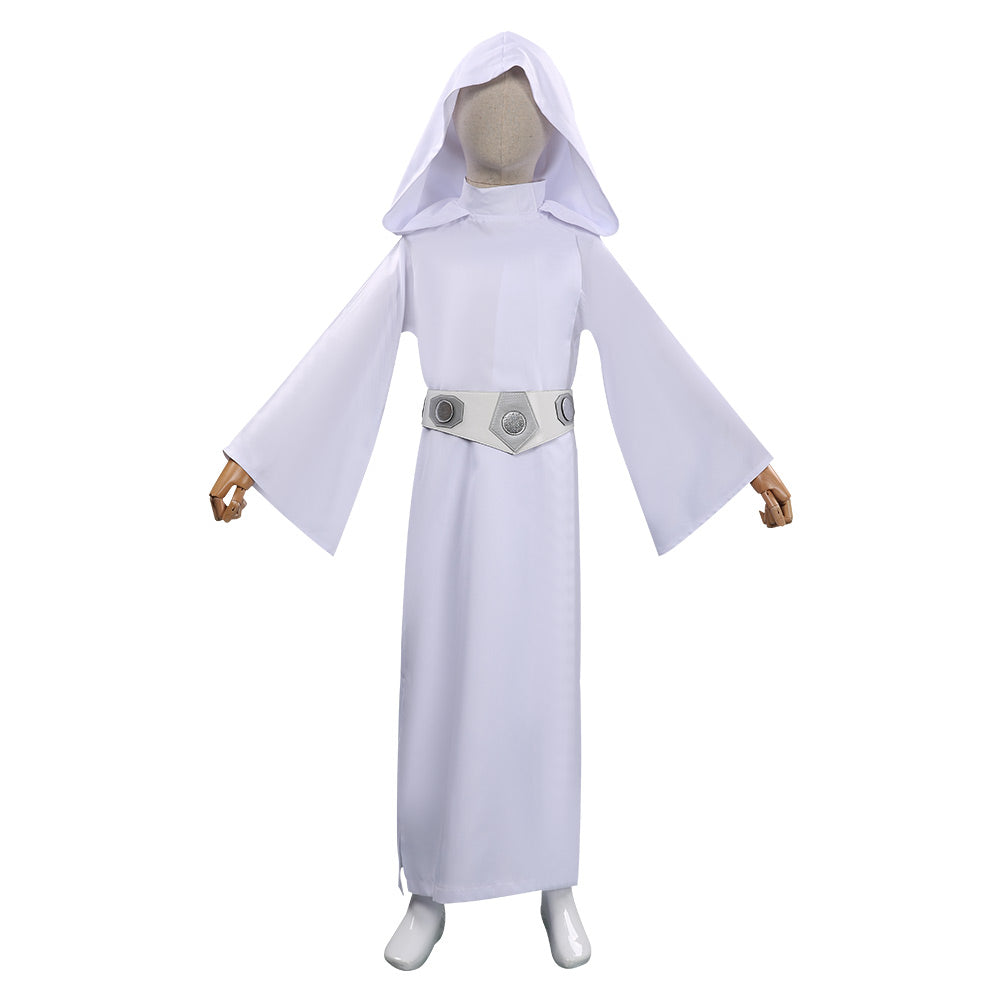 Kids Leia Princess Cosplay Costume Halloween Carnival Suit
