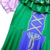 Kids Girls Hocus Pocus Winifred Sanderson Cosplay Costume Outfits Halloween Carnival Suit