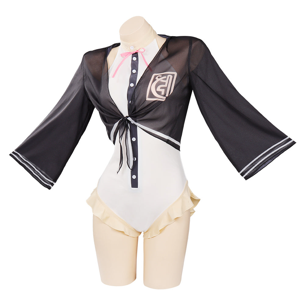 Danganronpa Nanami Chiaki Swimsuit Cosplay Costume Jumpsuit Swimwear Outfits Halloween Carnival Suit