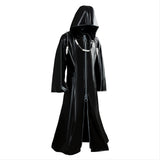 Organization XIII Kingdom Hearts II Cosplay Pleather Coat Costume New Version