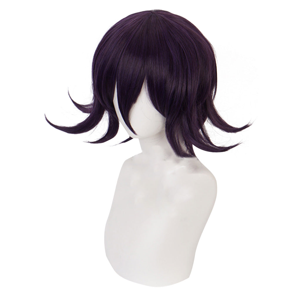 Danganronpa V3: Killing Harmony Carnival Halloween Party Props Kokichi Oma Cosplay Wig Heat Resistant Synthetic Hair