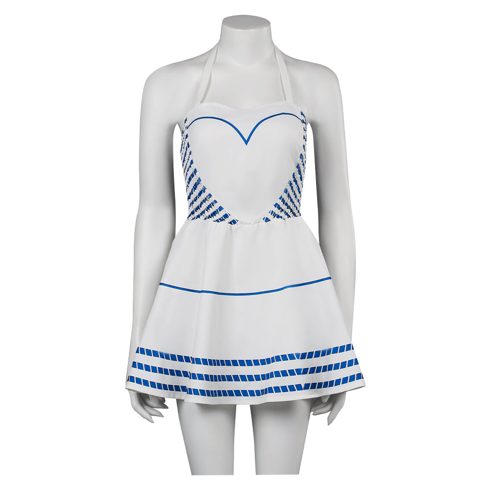 Barbie Margot Robbie Dress Cosplay Costume Halloween Carnival Suit