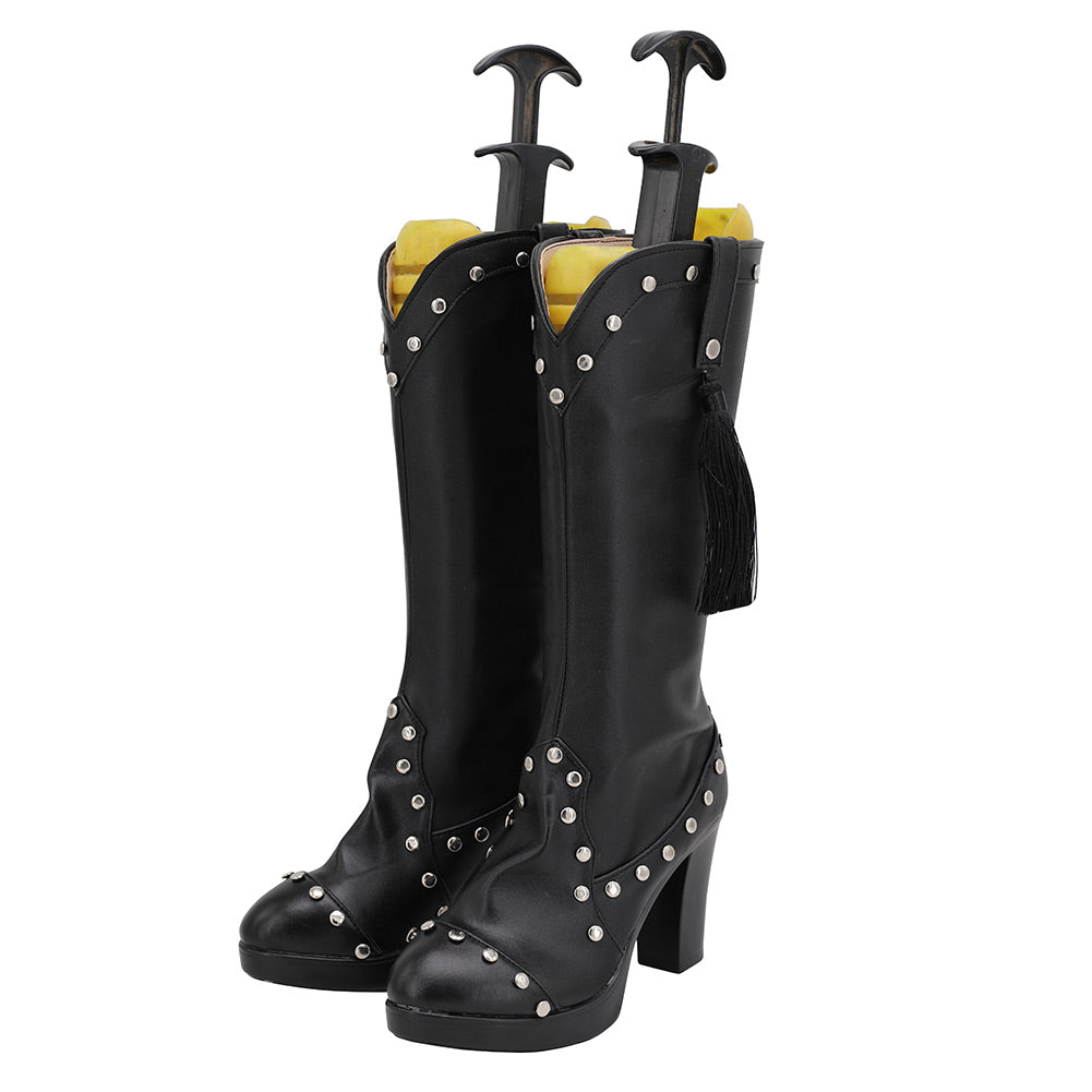 Final Fantasy VII Remake Tifa Lockhart Boots Cosplay Shoes Halloween Costumes Accessory