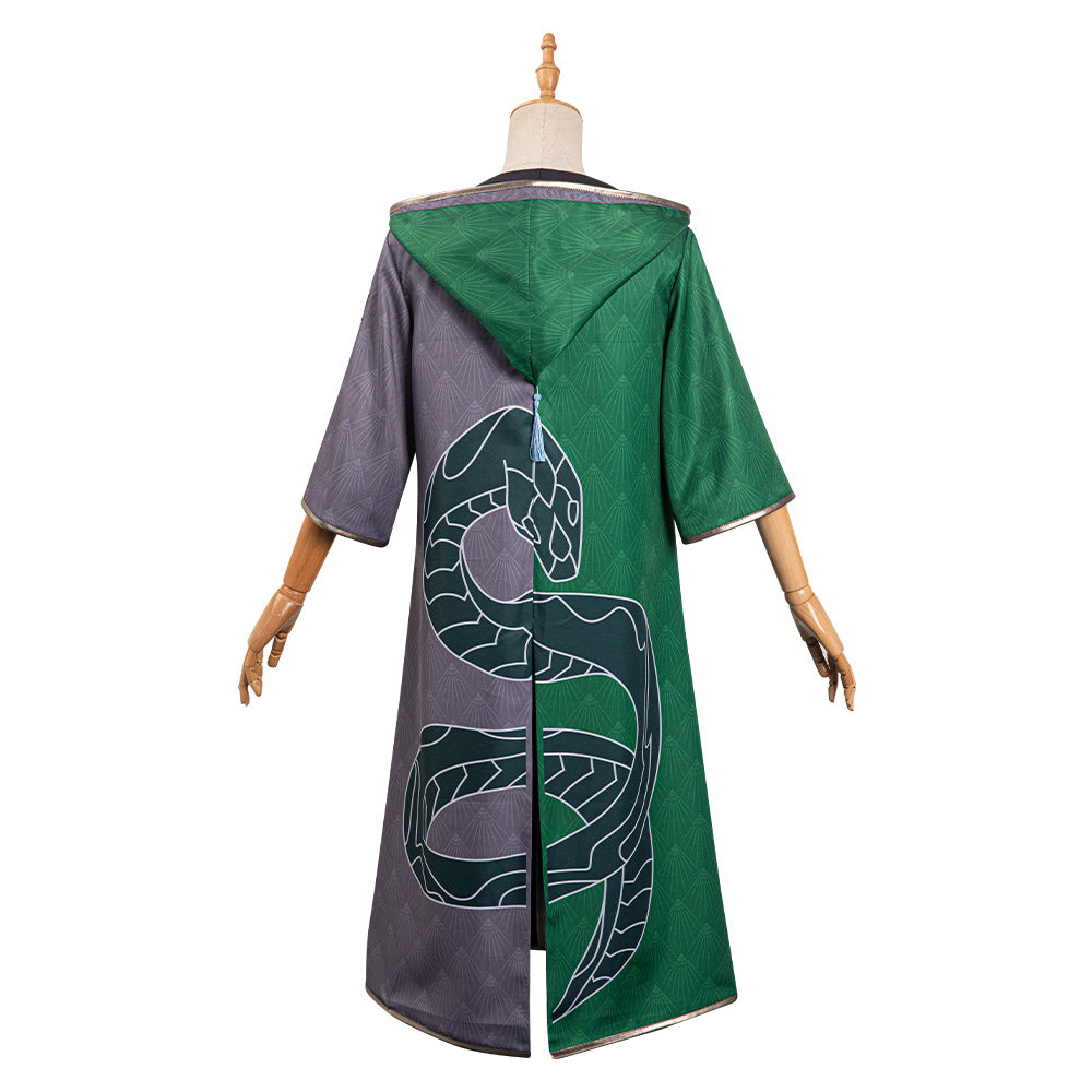 Kids Children Hogwarts Legacy - Slytherin Cosplay Costume Halloween Carnival Suit
