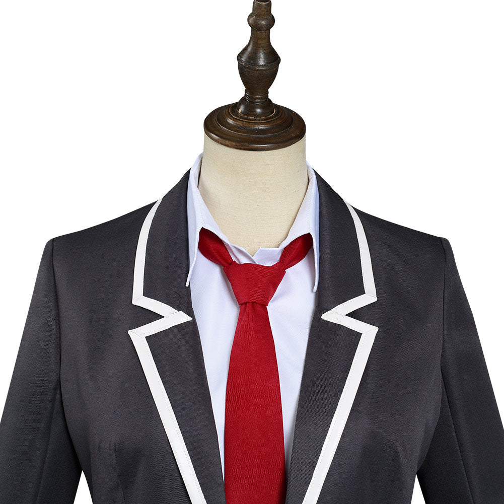 Anime Tenkuu Shinpan/High-Rise Invasion Halloween Carnival Suit Mayuko Nise Cosplay Costume Dress Outfit
