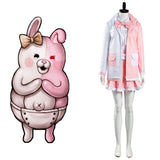 Danganronpa 2 Halloween Carnival Suit Monomi Cosplay Costume Uniform Skirt Outfit