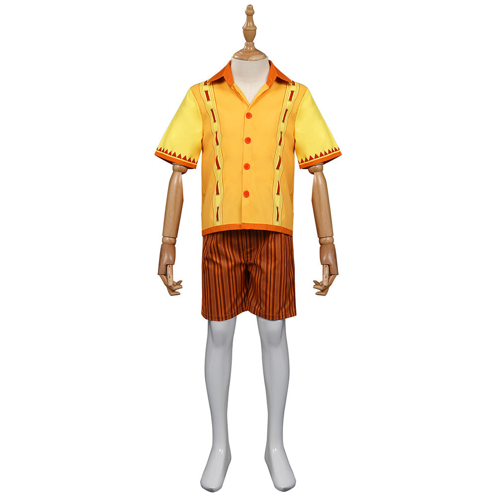 Encanto Felix Madrigal Cosplay Costume  Kids Children Casual Shirt Beach Shorts Outfits Halloween Carnival Suit cossky®