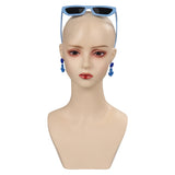 Barbie Cosplay Women Sunglasses Earings Halloween Carnival Costume Accessories