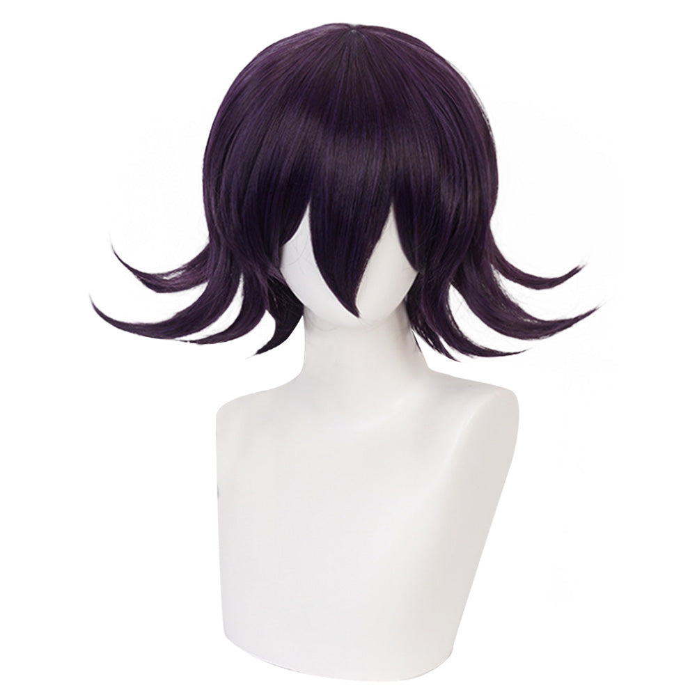 Danganronpa V3: Killing Harmony Carnival Halloween Party Props Kokichi Oma Cosplay Wig Heat Resistant Synthetic Hair
