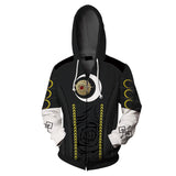 Game Bayonetta Cosplay Hoodie 3D Printed Hooded Sweatshirt Men Women Casual Streetwear Zip Up Jacket Coat