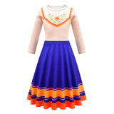 Encanto Cosplay Costume Kids Children Dress Outfits Halloween Carnival Suit