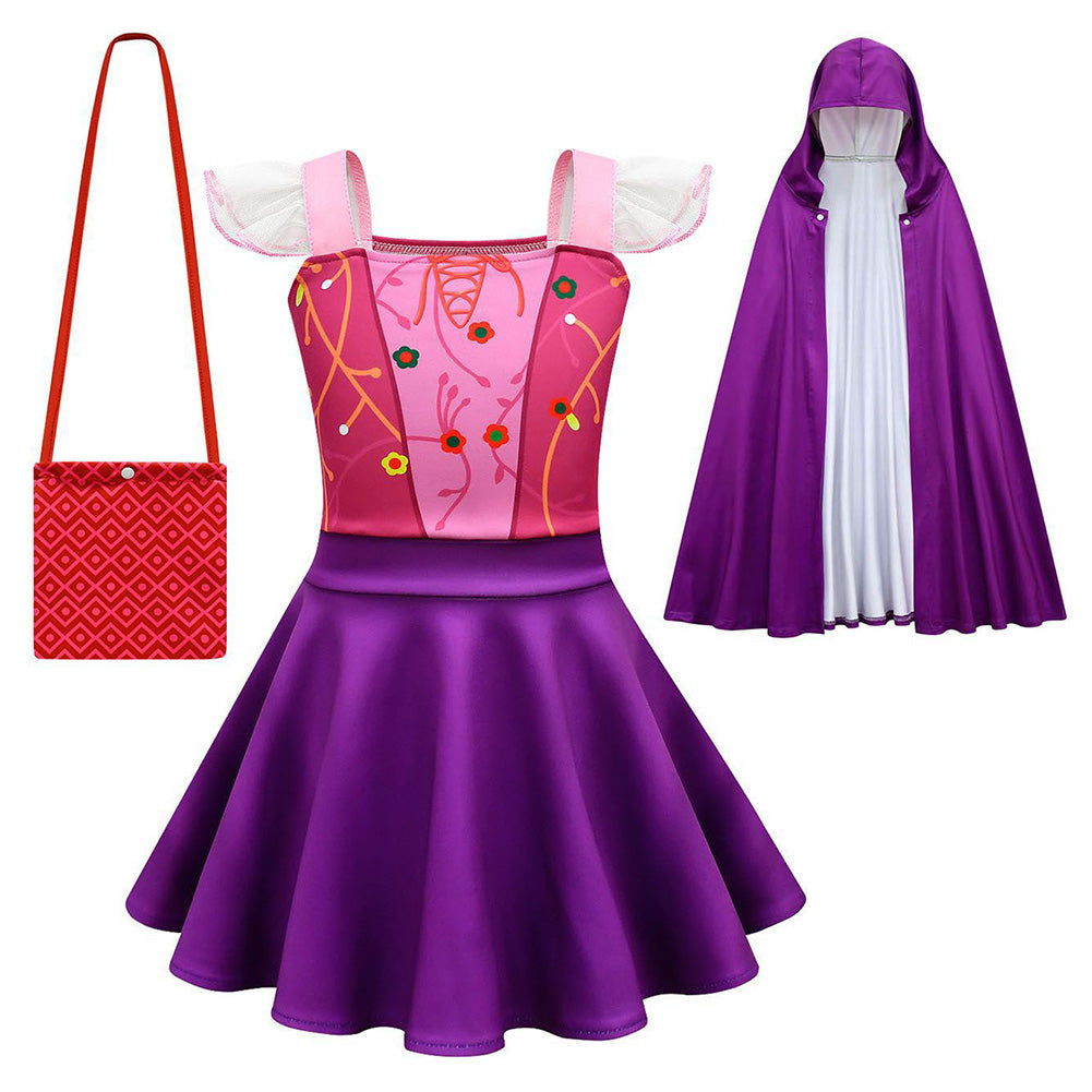 Hocus Pocus Mary Sanderson Cosplay Costumes Outfits Halloween Carnival Suit
