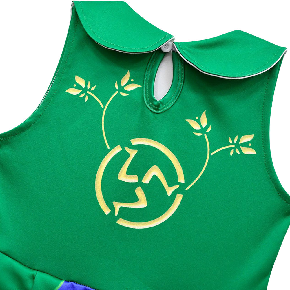 4Pcs Kids Children Hocus Pocus Winifred Sanderson Cosplay Costume Outfits Halloween Carnival Suit