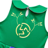 4Pcs Kids Children Hocus Pocus Winifred Sanderson Cosplay Costume Outfits Halloween Carnival Suit