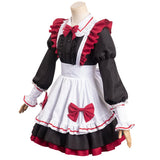 Oshi No Ko My Idol's Child Arima Kana Red Maid Dress Outfits Cosplay Costume Halloween Carnival Suit
