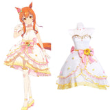 Mayano Top Gun Umamusume: Pretty Derby  Wedding Dress Lolita Dress Outfits Cosplay Costume Halloween Carnival Suit